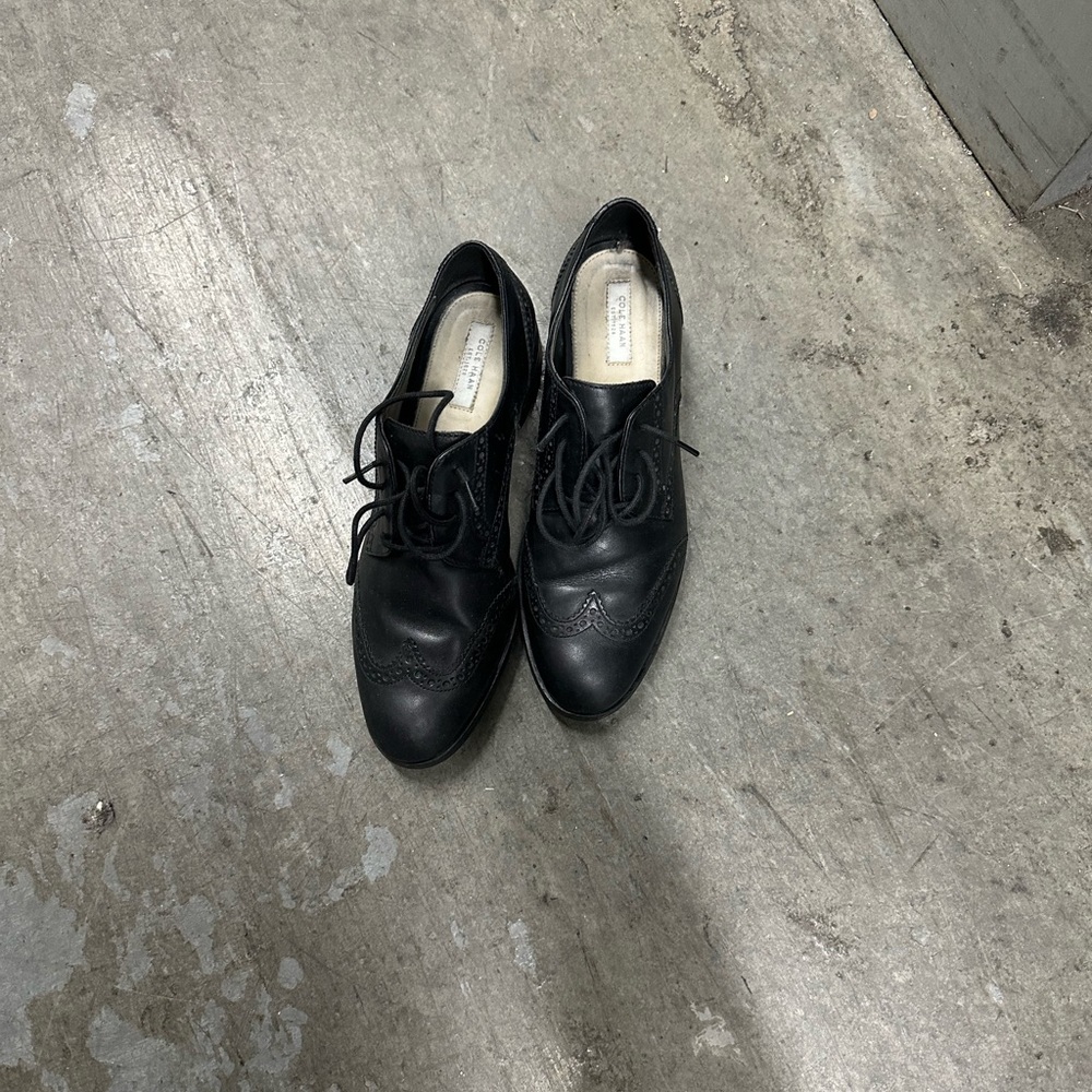 Black Oxfords.